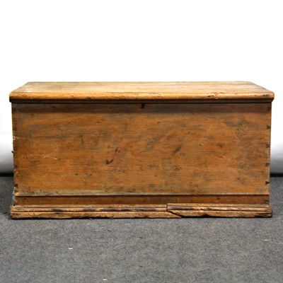 Lot 28 - Victorian pine blanket box