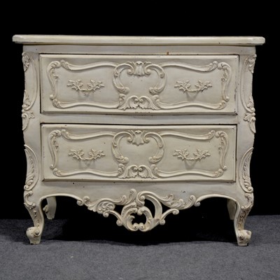 Lot 47 - French two drawer commode