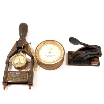 Lot 156 - Darton & Co compensated barometer, etc.