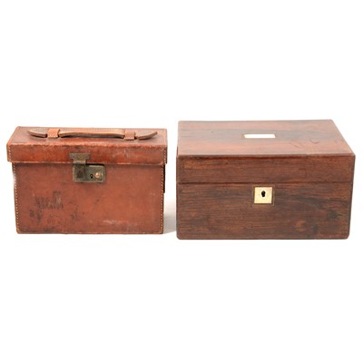 Lot 179 - Two boxes of wooden cutlery boxes, writing boxes, and other wooden items