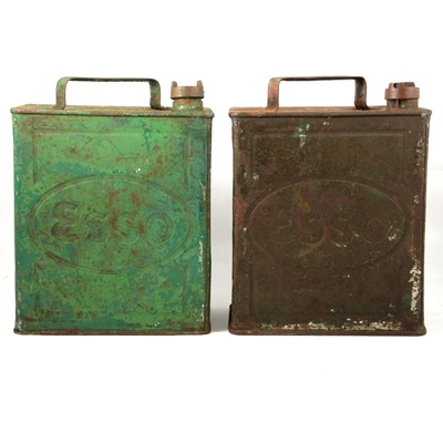 Lot 238 - Two vintage petrol cans.