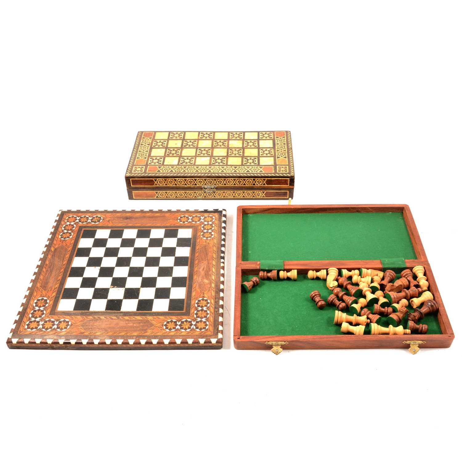 Lot 194 - Collection of chess and game boards