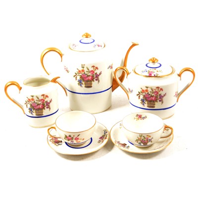 Lot 36 - Limoges porcelain tea service