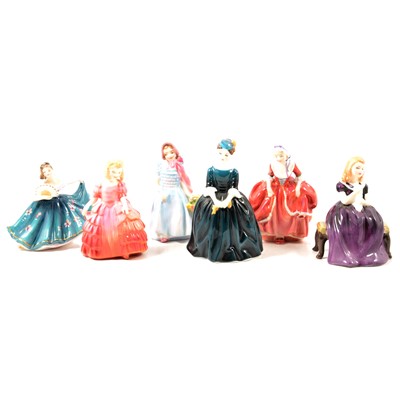 Lot 60 - Nineteen small Royal Doulton figurines