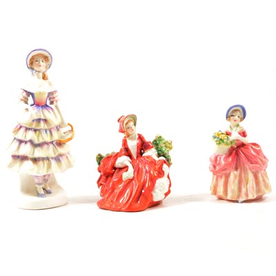 Lot 68 - Eleven medium sized Royal Doulton figurines