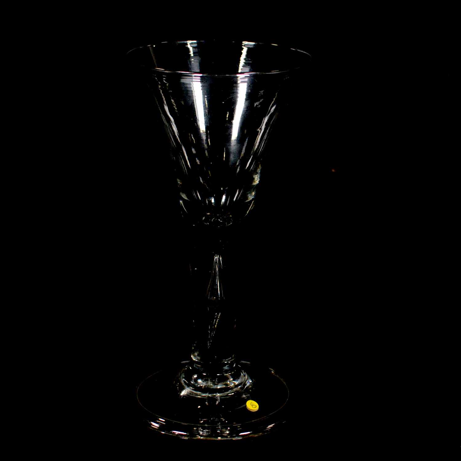 Lot 649 - Large trumpet-shape wine glass
