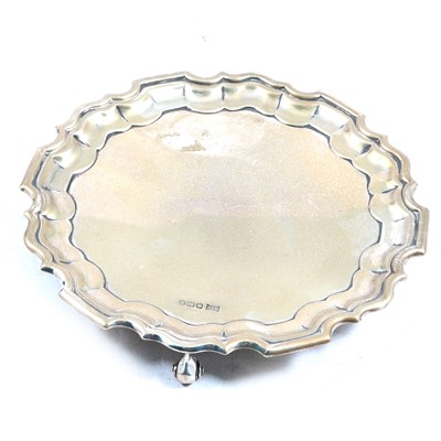 Lot 235 - Small silver salver