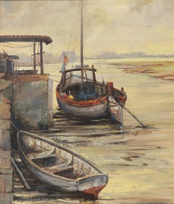 Lot 295A - E C Temple, Welk boats, Wells-next-the-Sea