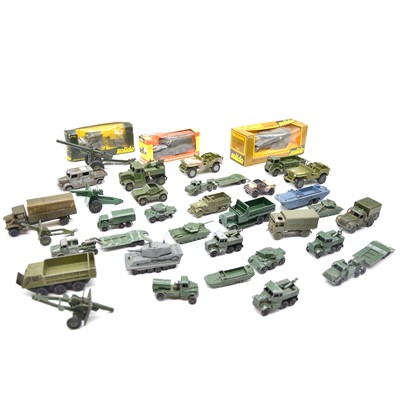 Lot 57 - Thirty-five die-cast model military vehicles