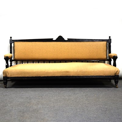 Lot 79 - Victorian four seater settee