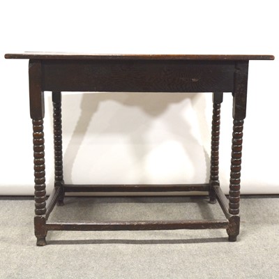 Lot 472 - Old oak side table