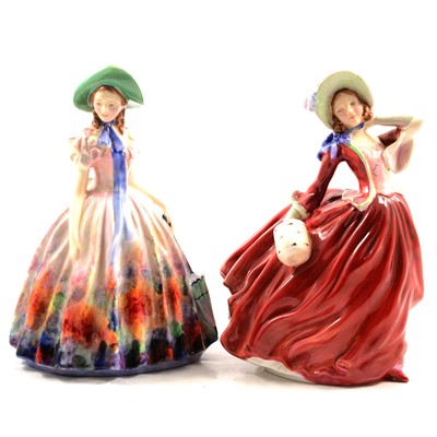 Lot 25 - Royal Doulton figurine, Easter Day, and Autumn Breezes