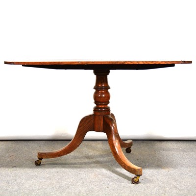 Lot 439 - Victorian oak tripod table