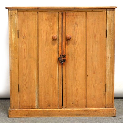 Lot 547 - Victorian pine cupboard