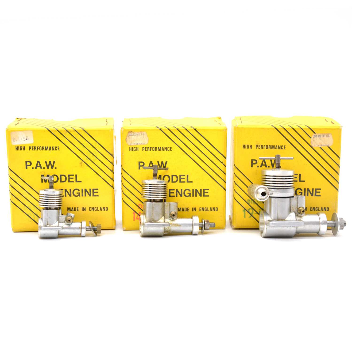 Lot 394 Three PAW diesel engines