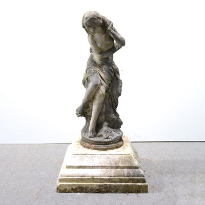 Lot 802 - Haddonstone Venus statue and an associated plinth