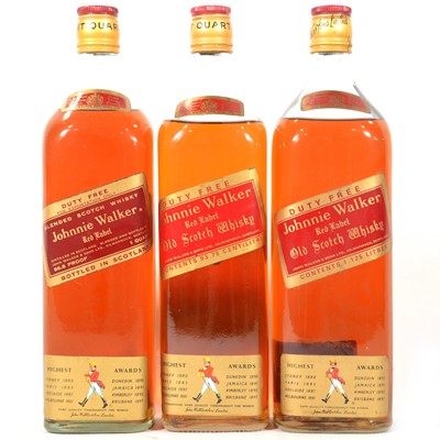 Lot 310 - Johnnie Walker, Red Label, three 1970s bottlings