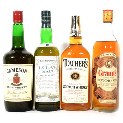 Lot 124 - Four 1980s/1990s bottlings of assorted whisky