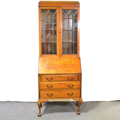 Lot 430 - Edward mahogany bureau bookcase