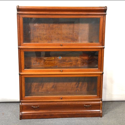 Lot 311 - Three Globe-Wernicke mahogany bookcases