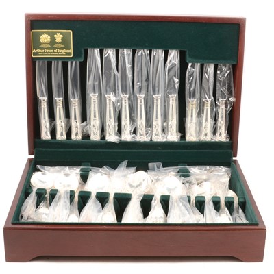 Lot 237 - Arthur Price silver plated canteen of cutlery