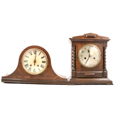 Lot 198 - Two mantel clocks