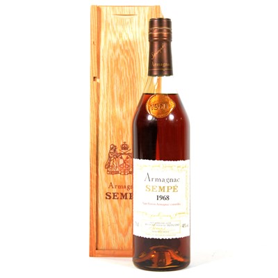 Lot 55 - 1968 Sempe Armagnac, 1 bottle