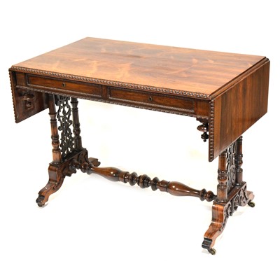 Lot 461 - Victorian rosewood sofa table