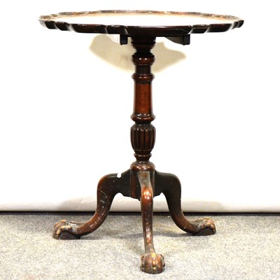 Lot 451 - George III style mahogany tripod table