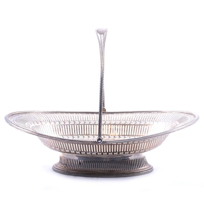 Lot 94 - Silver basket, Goldsmiths & Silversmiths Co., London 1928