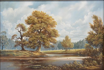 Lot 391 - J Heathcote-Hunt, Landscape