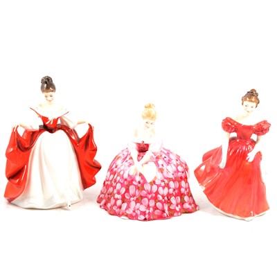 Lot 57 - Collection of Royal Doulton lady figurines,...