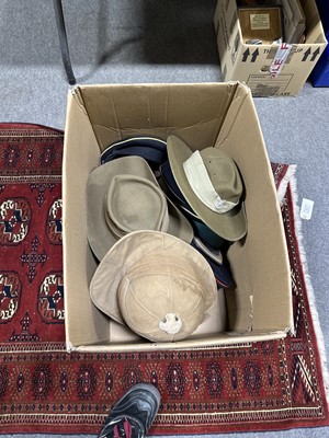 Lot 152 - Small quantity of Military peaked caps and others