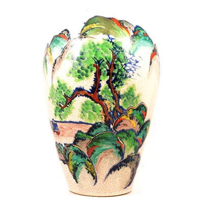 Lot 5 - Large Japanese pottery vase