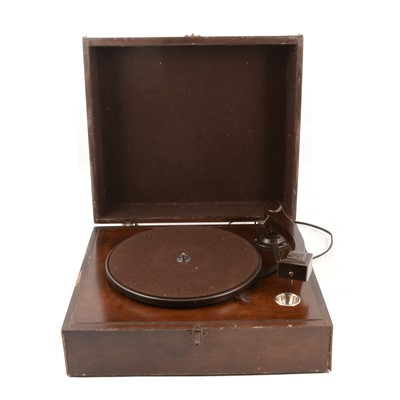 Lot 114 - Two HMV vintage record players