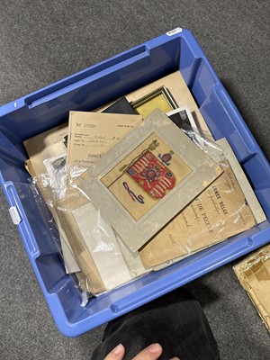 Lot 142 - Transcript diary, photographs, prints