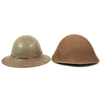 Lot 126 - British WWII and Home Front helmets