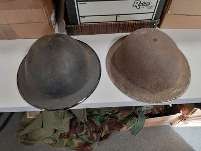 Lot 126 - British WWII and Home Front helmets