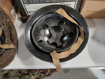 Lot 126 - British WWII and Home Front helmets