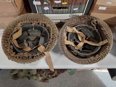 Lot 126 - British WWII and Home Front helmets