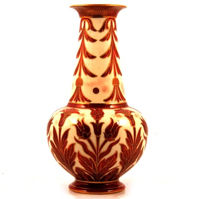 Lot 19 - Doulton Burslem Faience 'Art Ware' vase, circa 1910