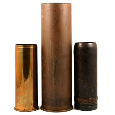 Lot 121 - Quantity of shell cases, etc.