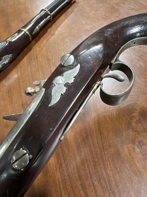 Lot 154 - Two 19th Century pistols
