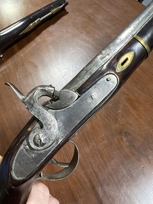 Lot 154 - Two 19th Century pistols