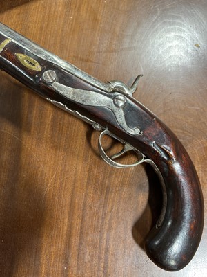 Lot 154 - Two 19th Century pistols