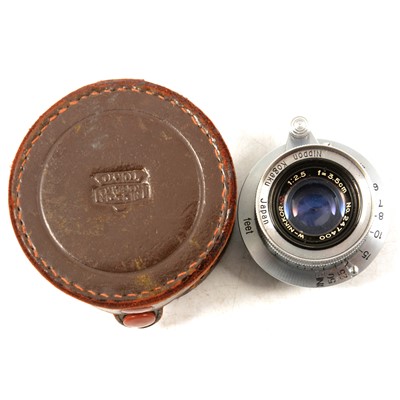 Lot 169B - NIKON Rangefinder Nippon Kogaku NIKKOR-C. 35mm lens, 1:2.5