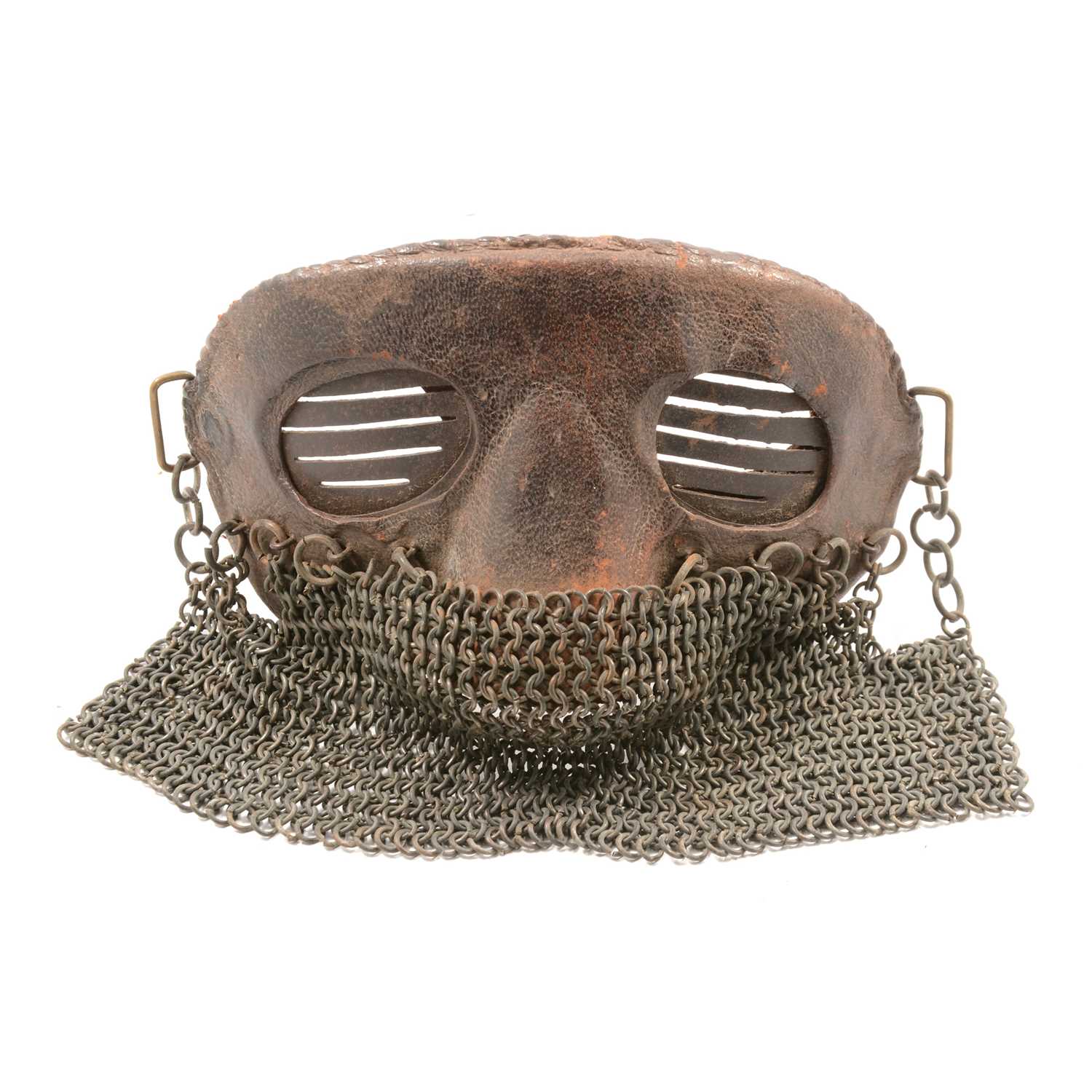 Lot 130 - WWI Tank Crew splatter mask,