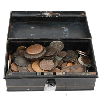 Lot 177 - Collection of mainly British coins, William III onwards, some silver content.