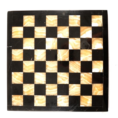 Lot 24 - Marble chess board.