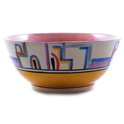 Lot 60 - Clarice Cliff, a 'Tennis' pattern bowl